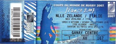 RWC - 2007 Ticket Small Image